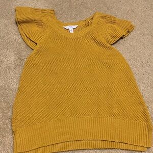 Time and Tru Mustard Knit Pullover